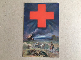 Bayern Red Cross Rotes Kreuz Croix Rouge Feldpost 1916 Nurnberg Kunstler Hans Kohler Munchen Ambulanz Ambulance - Croix-Rouge