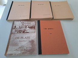 5 Boeken 'De Plate' Heemkundige Kring (jaargang 1977 - 1979 - 1983 - 1988-1996);Oostende;Visserij - Historia