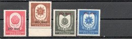 1952 Aufdruckmarken  1343-1346 Der Neuen Goldwährung Postfrisch** - Unused Stamps