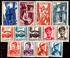 Sarre-164- Original Values Issued In 1948 (++) MNH - Quality In Your Opinion. - Sonstige & Ohne Zuordnung