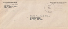 Havana Cuba 1944 Navy Cover Mailed - Briefe U. Dokumente