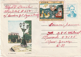 Cuba 1984 Cover Mailed - Briefe U. Dokumente