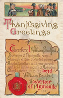 Thanksgiving Greetings  I, Governor Of Plymouth Say Through Virtue Of Vested Power  Ye Shall ,  ,  ,  ,  ,  , - Giorno Del Ringraziamento