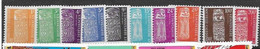 NC Postgae Due Mh * I Sell Complete Set ( Au Complet 13 Dont Trois Timbres Absents Sur Le Scan Seulement) (50 Euros)1959 - Portomarken