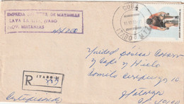 Itabo Cuba 1993 Registered Cover Mailed - Storia Postale