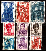 Sarre-169- Original Values Issued In 1948 (o) Used - Quality In Your Opinion. - Sonstige & Ohne Zuordnung