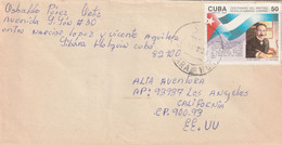 Cuba 1996 Cover Mailed - Covers & Documents