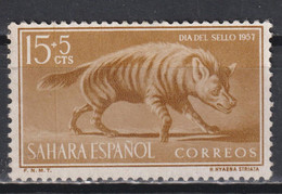 Timbre Oblitéré Du Sahara Espagnol De 1957 N°130 - Sahara Español