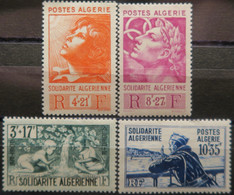 LP3844/259 - 1946 - COLONIES FRANÇAISES - ALGERIE - SERIE COMPLETE - N°249 à 252 NEUFS* - Neufs