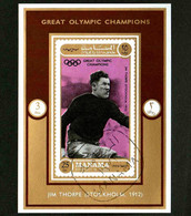 Manama 1971  The Great Olympic Champion Jim Thorpe Of The United States，MS,CTO - Asia (Other)
