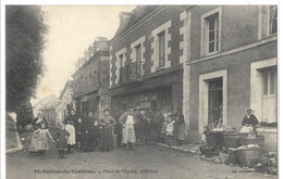 41  ST - AMAND - DE - VENDOME  PLACE  DU  MARCHE  COTE  SUD - Sonstige & Ohne Zuordnung