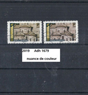 Variété Adhésifs De 2019 Oblitéré Y&T N° 1679 Nuance - Used Stamps