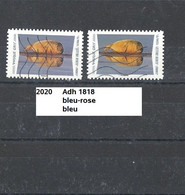 Variété Adhésifs De 2020 Oblitéré Y&T N° 1818 Nuance - Used Stamps