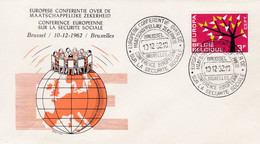 Enveloppe FDC 1222 Europa Conférence Européenne Sur La Sécurité Sociale - 1961-70