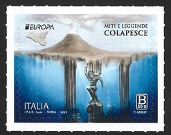 ITALIA - 2022   Europa: Miti E Leggende, Colapesce - 2021-...: Nieuw/plakker
