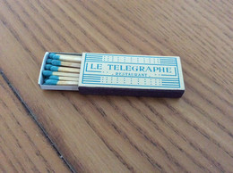 Boîte D'allumettes F PAUWELS "LE TELEGRAPHE RESTAURANT - PARIS (75)" - Boites D'allumettes