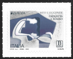 ITALIA - 2022   Europa: Miti E Leggende, Romeo E Giulietta - 2021-...: Nieuw/plakker