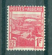 ALGERIE - N°165** MNH LUXE SCAN DU VERSO. Vues D'Alger. - Neufs