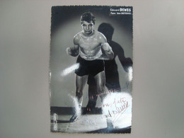 CARTE EDOUARD DEWES DEDICASSE  AUTOGRAPHE - Sportifs