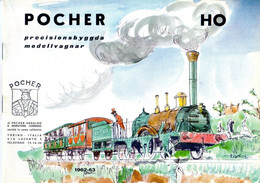 Catalogue POCHER 1962-63 HO Scale - Swedisch Ausgabe RR HOBBY  - En Suédois - Non Classés