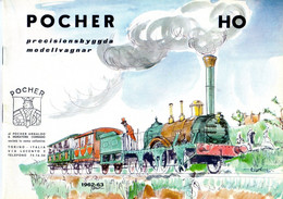 Catalogue POCHER 1962-63 HO Scale - Swedisch Ausgabe RR HOBBY  - En Suédois - Sin Clasificación