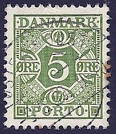 Dänemark Portom. 1934, Mi.-Nr. 27, Gestempelt - Segnatasse