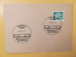 1983 INTERO CARTOLINA POSTALE POSTCARDS FDC GERMANIA DEUTSCHE DDR ALFRED BREHM HAUS OBLITERE' DESSAU - Cartes Postales - Neuves