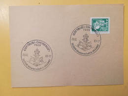 1983 INTERO CARTOLINA POSTALE POSTCARDS FDC GERMANIA DEUTSCHE DDR ALFRED BREHM HAUS OBLITERE' COTTBUS - Postkarten - Ungebraucht