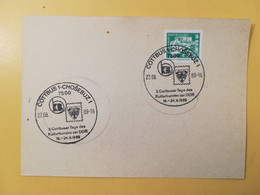 1989 INTERO CARTOLINA POSTALE POSTCARDS FDC GERMANIA DEUTSCHE DDR ALFRED BREHM HAUS OBLITERE' COTTBUS - Postcards - Mint