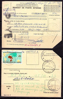 Ca0469 ZAIRE 1973, FOIRE Internationale Kinshas Stamp On Kinshasa 1 Mandat To Mbuji Mayi (Has A Tear) - Covers & Documents