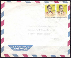 Ca0470 ZAIRE 1974, Mobutu Stamps On Thysville Cover To Belgium - Storia Postale