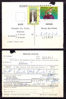 Ca5279  ZAIRE 1976, Football And UICN Waterfall Stamps On Lisala Mandat - Covers & Documents