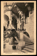 ALTE POSTKARTE BÜCKEBURG ROLAND AM RATHAUS Figur Denkmal Cpa AK Ansichtskarte Postcard - Bueckeburg