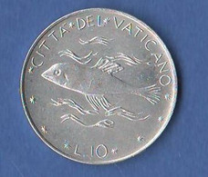 Vaticano 10 Lire 1976 Papa Paolo VI° Vatican City Aluminum - Vatican