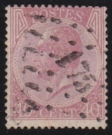 Belgie   .   OBP   .   20 A      .    O     .    Gestempeld    .   /   .    Oblitéré - 1865-1866 Perfil Izquierdo