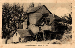 N°98101 -cpa Groslée -moulin Du Port- - Water Mills