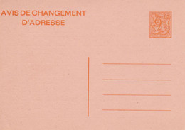 B01-401 AP - Entier Postal - Changement D'adresse N° 26 F - Bericht Van Adresverandering - Adressenänderungen
