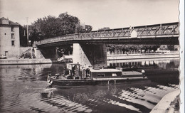 CROISSY-sur-SEINE (78) : Péniche Sous Le Pont De Bougival - Croissy-sur-Seine