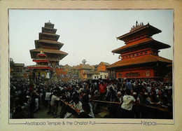 ►  Nepal Nyatapola Temple  And The Chariot Pull - Népal