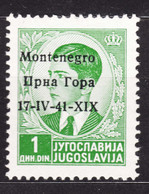 Italy Occupation Of Montenegro 1941 Mi#2 Sassone#2 Mint Hinged - Montenegro