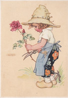 Lungers Hausen - Child W Scissors Gardening , Rose 1946 - Hausen, Lungers