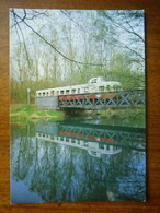 CPSM Non écrite - TRAIN MICHELINE SNCF X 4039 Sur Le Pont De La Bèze à Mirebeau - Mirebeau