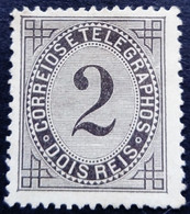 Portugal 1882 Dentelé Perfin 12,5 Yvert 55 (*) MNG - Neufs