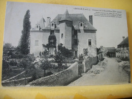 37 8706 CPA - 36 GENILLE - CHATEAU DE LA BOURDILLERE (XVe SIECLE). - Genillé