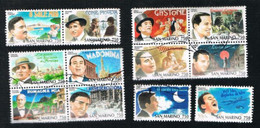 SAN MARINO - UN.1505.1516 - 1996 STORIA DELLA CANZONE ITALIANA (COMPLET SET OF 12 STAMPS BY  BF, SOME SE-TENANT) - USED° - Gebraucht