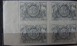 Belgium : 1894 - CF / TR  8 **;  Cat.: ??€  Réimpression épreuve ND - Postfris