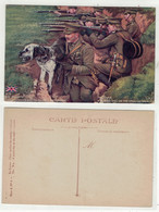 Militaire // Grande Bretagne //  Chiens Gardien Des Tranchées Anglaises - Manoeuvres