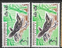 NH Mnh ** 1965 (mlh * 25 Euros) And 1968 (mnh ** 15 Euros) Bird Stamp In Both Imprints - Andere & Zonder Classificatie