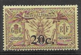 NH Mh Nc * 25 Euros 1920 No Watermark - Unused Stamps