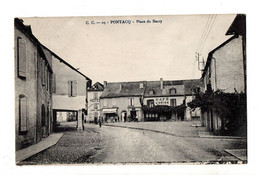 PONTACQ - 64 - Béarn - Place Du Barry "Café De L'Union" - Pontacq